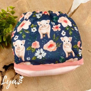 Truie floral - Couche à poche modèle 4.0