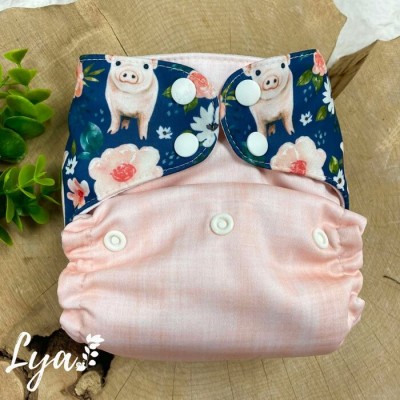 Truie floral - Couche à poche modèle 4.0