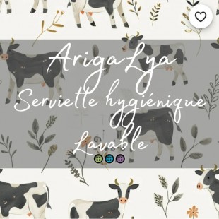 Vache - ArigaLYA - Serviettes hygiéniques...
