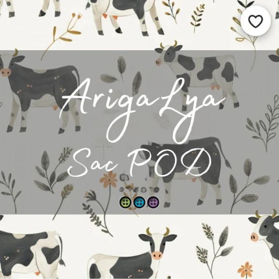 Vache - Pochette à couche - Diaper pod - ArigaLya