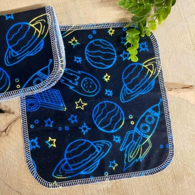 Voyage dans l'espace - Lingette en flanelle