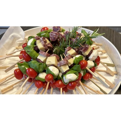 Mini brochette antipasto