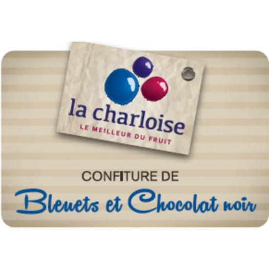 CONFITURE DE BLEUETS ET CHOCOLAT NOIR