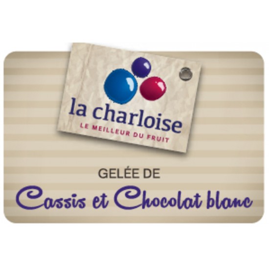 GELÉE DE CASSIS ET CHOCOLAT BLANC