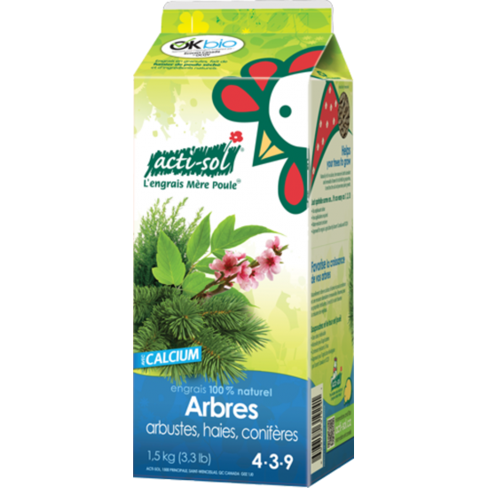  Engrais Acti-Sol 4-3-9 (riche en potassium) - 1,5 kg