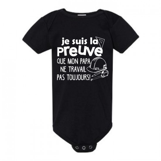 Cache-Couche "Papa Travail"