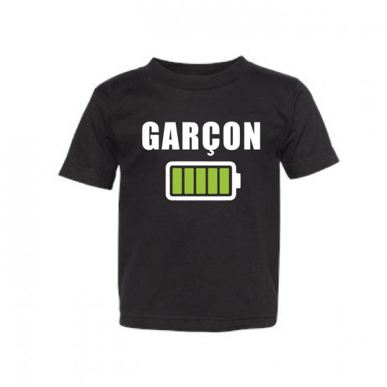 T-Shirt Enfant "Batterie Garçon"