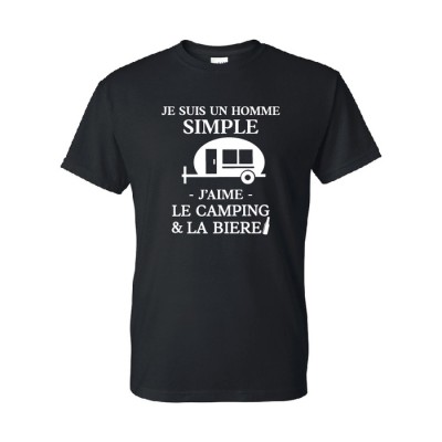 T-shirt ''Camping et bière