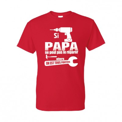T-Shirt ''Si papa