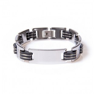 Bracelet- Plaque Acier Inoxydable