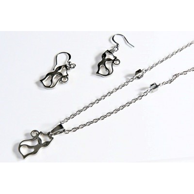 Bracelet Chat- Acier Inoxydable