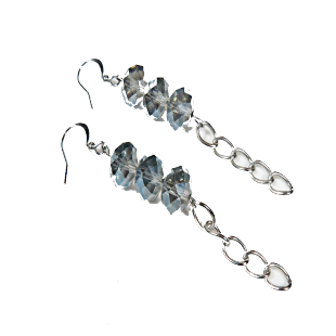Boucles D'oreille-Orios Bleu