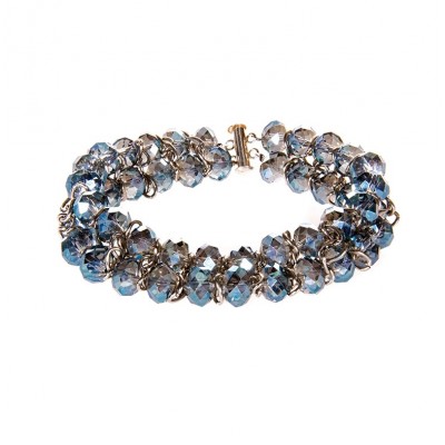 Boucles D'oreille-Orios Bleu