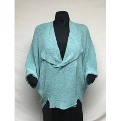 Croisillon échancré turquoise