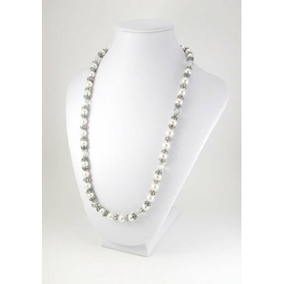 Collier de perles et cristal Swarovski 