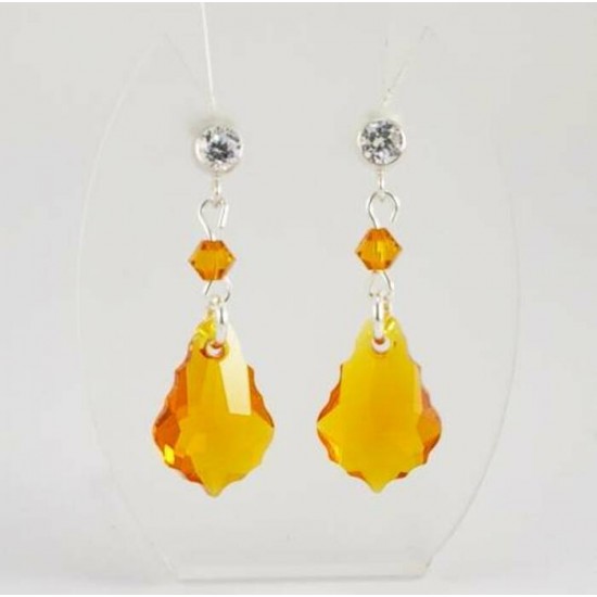 Boucles d'oreille cristal Swarovski