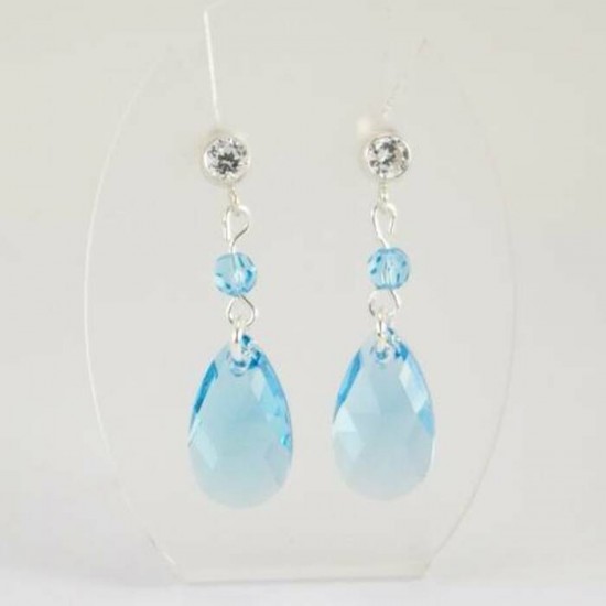 Boucles d'oreille cristal Swarovski