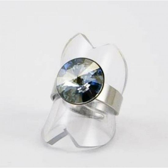 Bague cristal Swarovski Rivoli Blue Shade