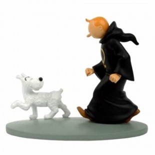 Tintin en toge colorisé