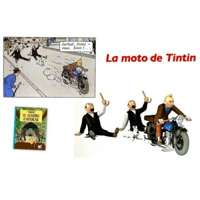 No 70 : La moto de Tintin  1/24