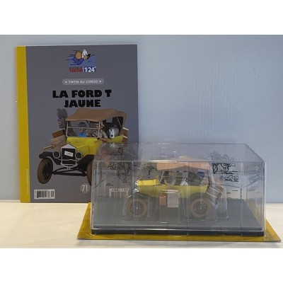 No 71 : La Ford T  Jaune  1/24