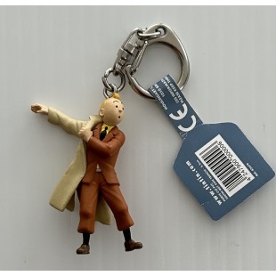Porte-clé Tintin trench