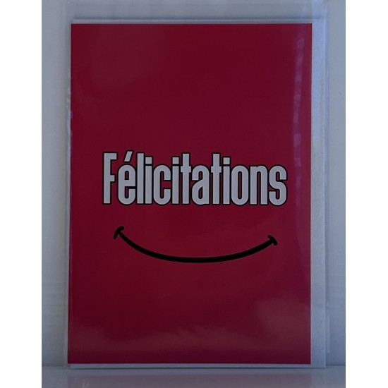 Carte - Félicitations (rose)