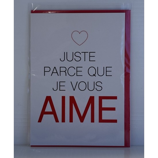 Carte - Juste-vous-aime