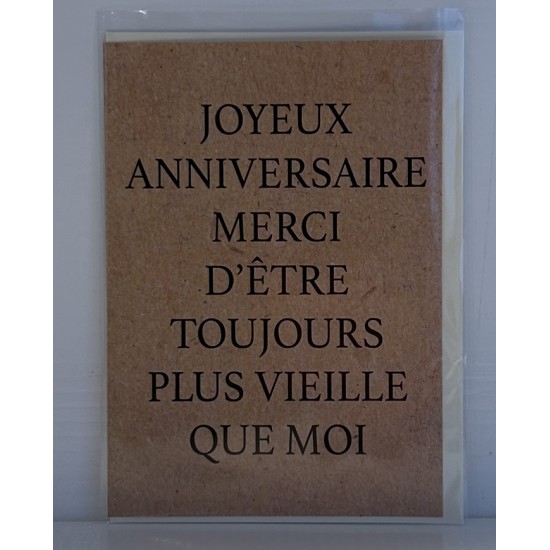 Carte - plus vieille