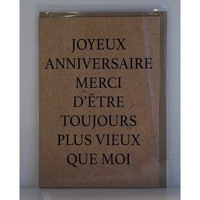 Carte - plus vieux