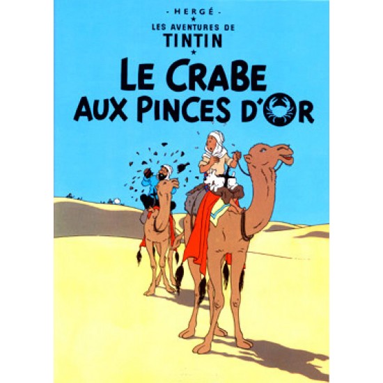 Affiche Le crabe aux pinces d'or