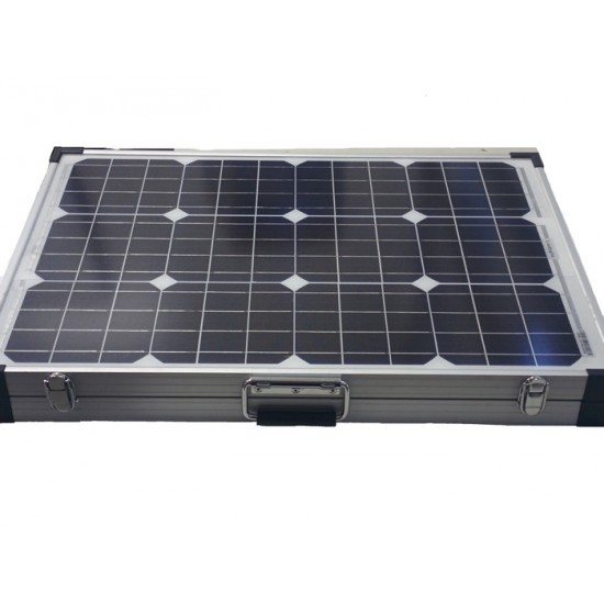 ENSEMBLE DE PANNEAU SOLAIRE MONOCRISTALLIN  PORTATIF DE 100 WATTS 