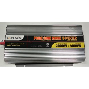 ONDULEUR SINUS PURE DE 2000 WATTS  12V/120V