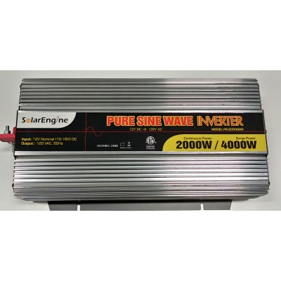 ONDULEUR SINUS PURE DE 2000 WATTS  12V/120V