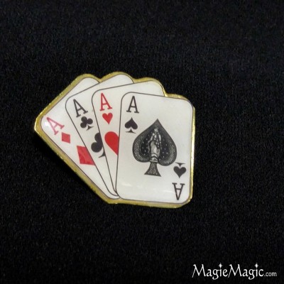 Magician Lapel Pin - 4 Aces