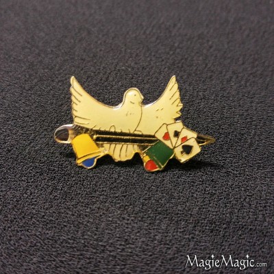 Magician Lapel Pin - Doves