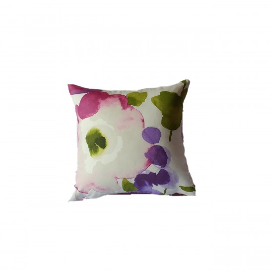 Braderie #17-051 Coussin Fleur Rose