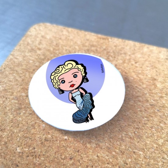 Marilyn Monroe Badge La Joyeuse Parade