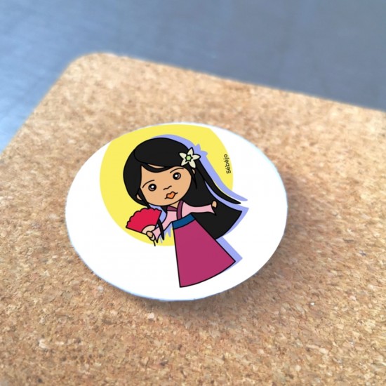 #Princesses Badge Mulan