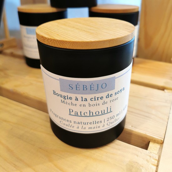 Bougie soya bio Patchouli