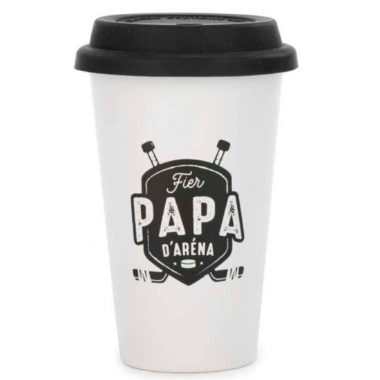 Tasse De Voyage '' Fier Papa D'aréna ''