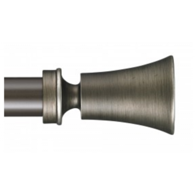 Pôle à rideaux Tama embout conique moderne