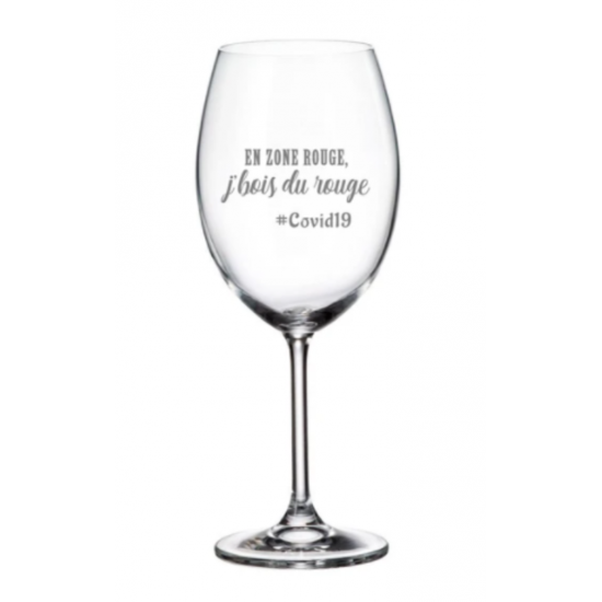 Verre À Vin ''Zone Rouge'' 