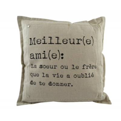 Coussin Meilleur Ami