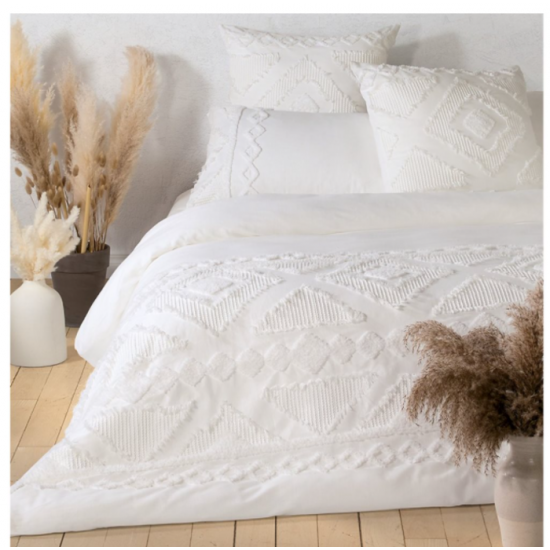 Housse De Couette Blanche Raitha Brunelli