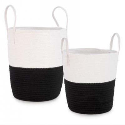 Paniers Noir Et Blanc