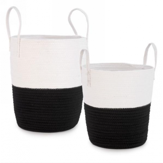 Paniers Noir Et Blanc