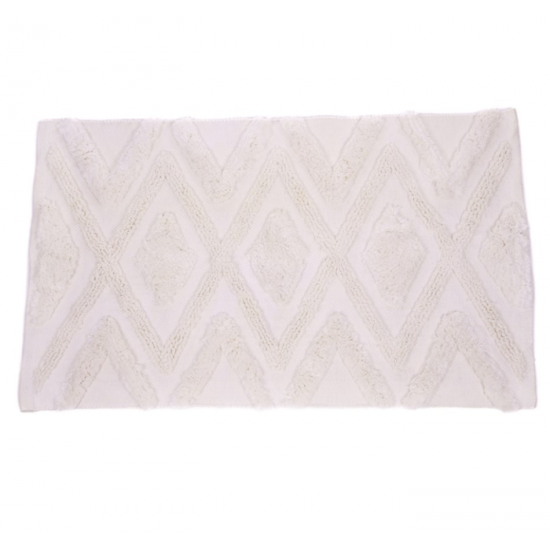 Carpette bohème Hali – Ivoire chic lavable