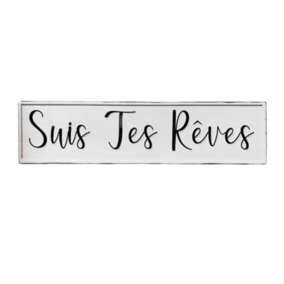 Affiche Métal Suis Tes Rêves Murale