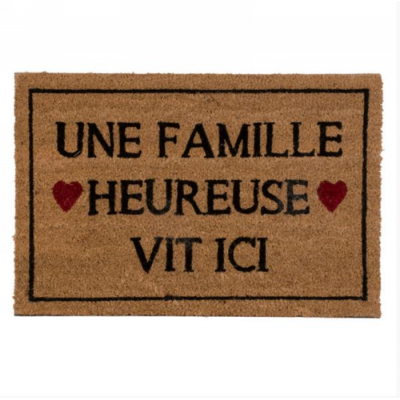 Tapis D'entrée Une Famille Heureuse